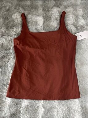 Nike Womens Yoga Dri-Fit Training Top Rust Double Large NWT-0182